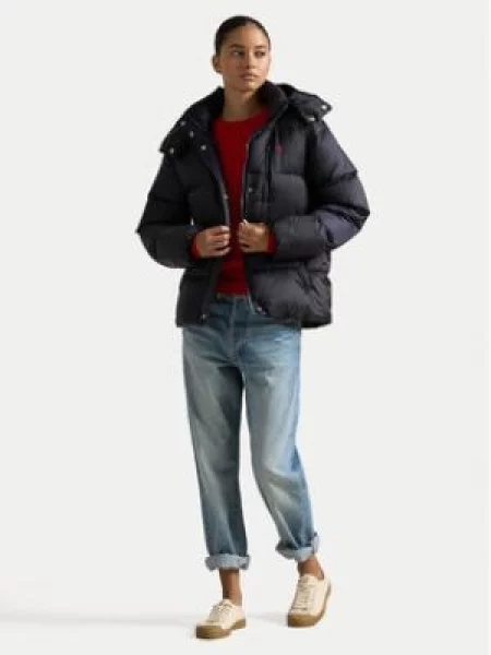 Polo Ralph Lauren Vatovaná bunda černá