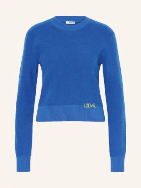 Loewe Sweter blau granatowy