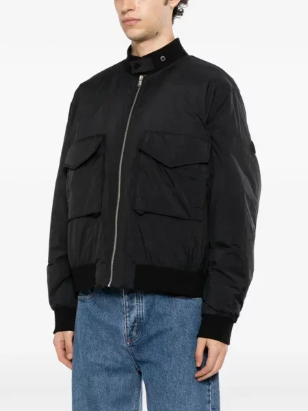 Bomber bunda Sport B. By Agnès B. s autogramem černá
