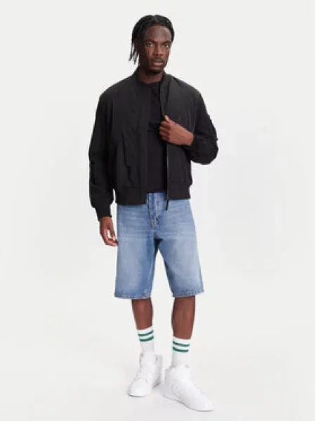United Colors Of Benetton Bunda bomber černá