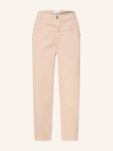 Closed Jeansy Cropped Stover-X beige beżowe