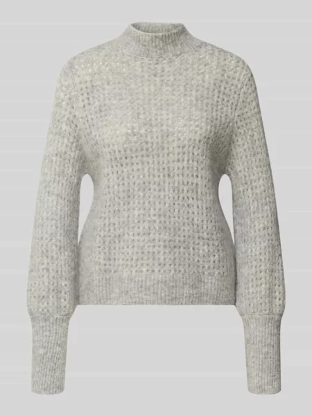Sweter o kroju regular fit z mieszanki wełny z alpaki i dodatkiem wełny Lanius
