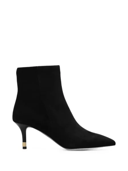 Cizme scurte Furla din piele de căprioară negru