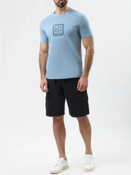Футболка Armani Exchange блакитна