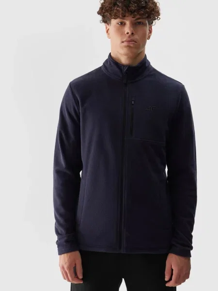 Geacă 4f cu guler înalt negru