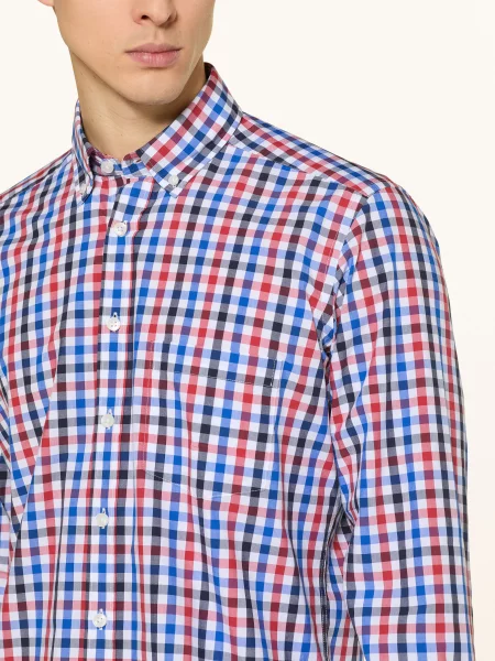 Strokesman's Košile Regular Fit / červená / modrá bílá