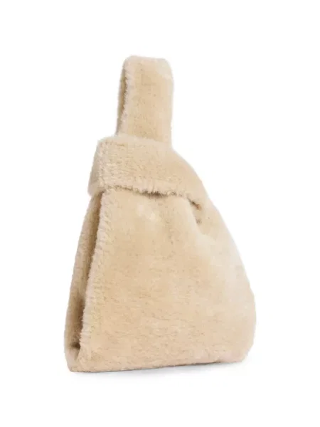 Geantă shopper Simone Rocha cu blană