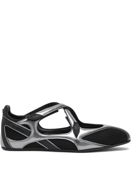 Balerini The Attico fără toc argintiu