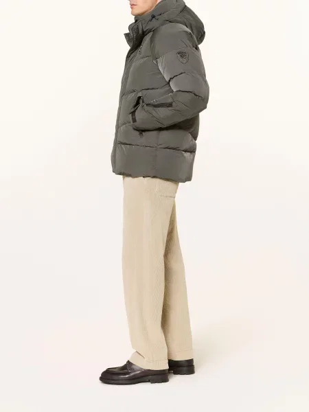 Blauer Prošívaná Bunda Crown S Izolací Dupont™ Sorona® petrolejová