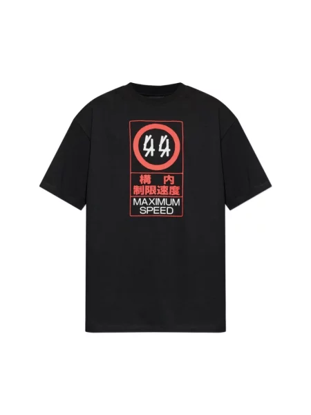 Koszulka 44 Label Group z nadrukiem czarna