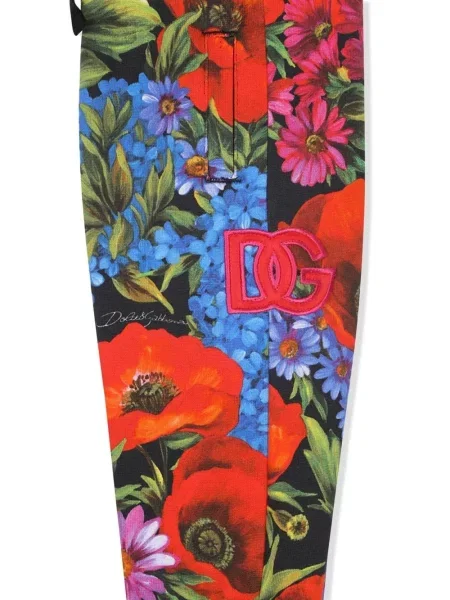Spodnie dziecięce Dolce And Gabbana czerwone