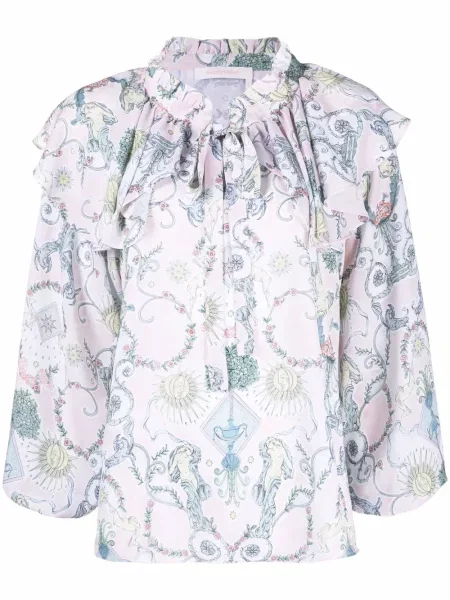Bluză See By Chloe cu imagine roz
