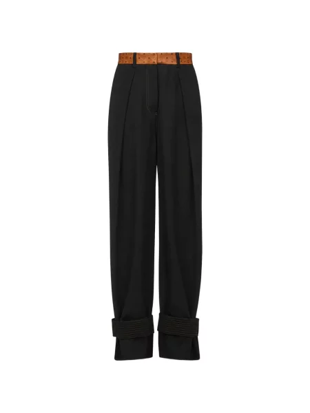 Pantaloni Mcm cu autograf negru