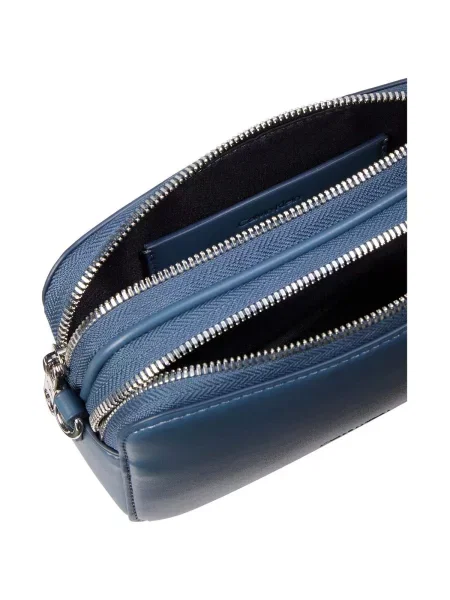 Calvin Klein crossbody kabelka dámska z imitácie kože modrá