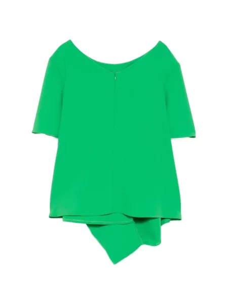 Bluză Kaos asimetrică drapată verde
