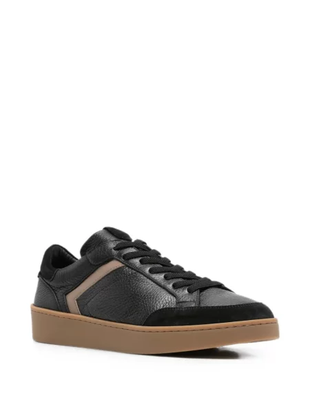 Sneakerși Canali din piele negru