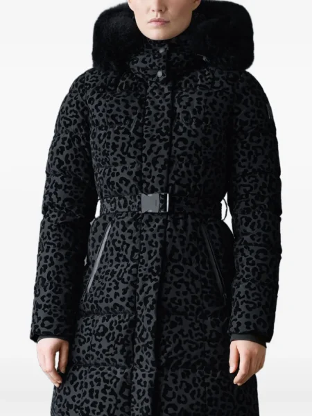 Kurtka puchowa Mackage z kapturem czarna