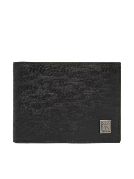 Calvin Klein portfel skórzany czarny
