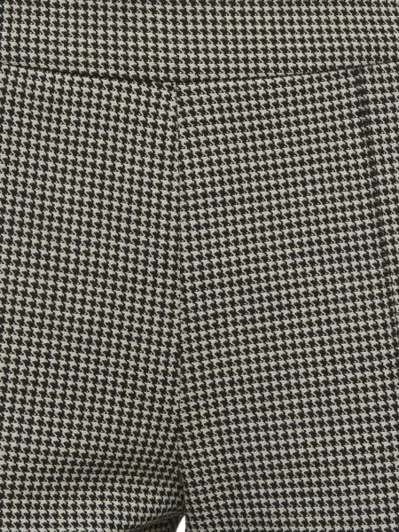 Pantaloni Max Mara cu model pepito negru