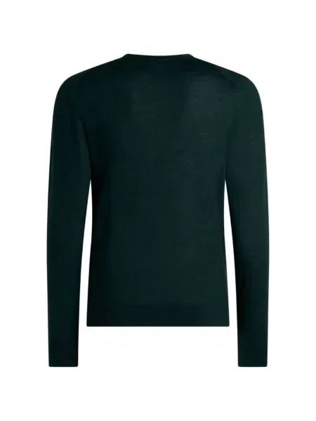 Pulover Etro cu broderie de lână verde
