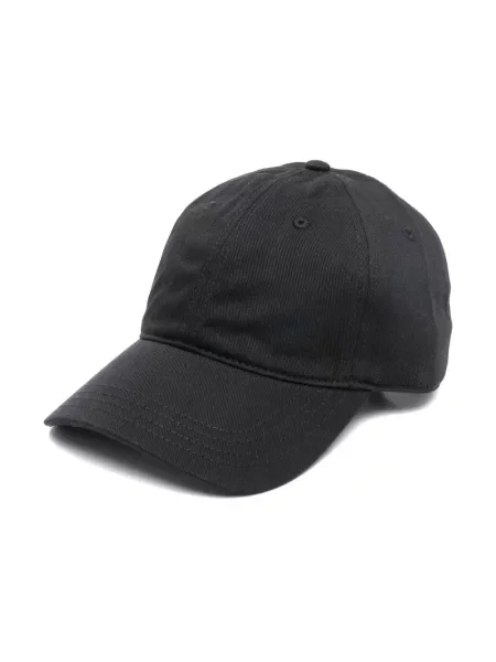 Czapka z daszkiem Lacoste black czarna