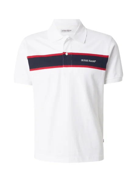 Polo majica Guess Jeans bela