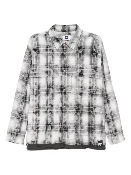 Košile Izzue se záplatami černá