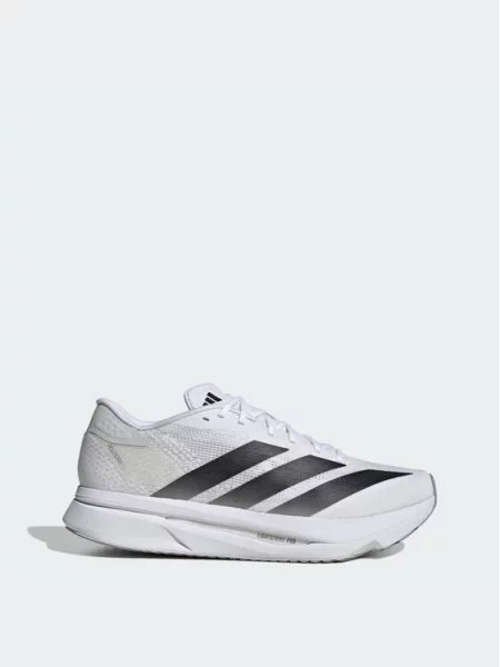 Bežecké bežecké topánky Adidas Adizero biela