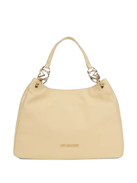 Geantă shopper Love Moschino cu autograf