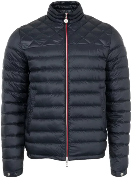 Geacă cu puf Moncler albastru