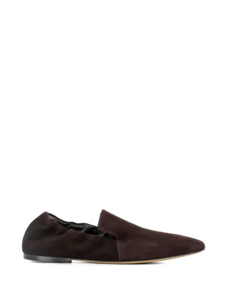 Pantofi loafer Tassinari din piele de căprioară maro