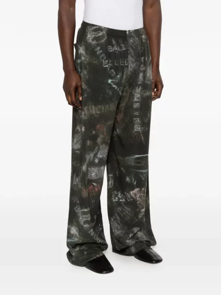Pantaloni Balenciaga verde