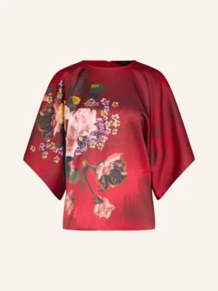 Ted Baker Saténová Košilová Halenka Otilee / tmavě žlutá / zelená červená