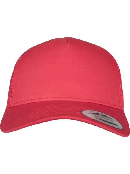 Retro kapa s šiltom Flexfit rdeča