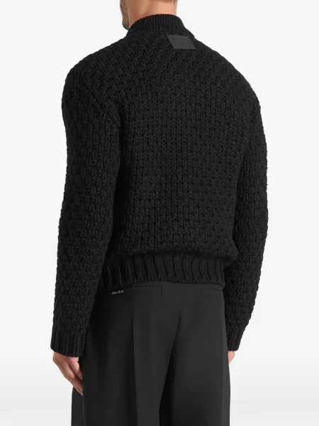 Kurtka bomber Manière De Voir wełniany czarny