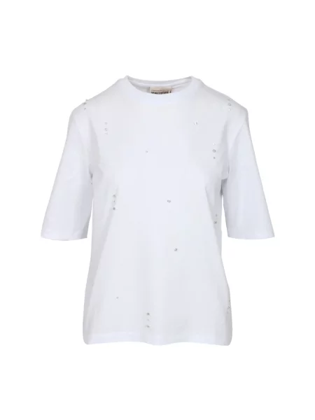 Koszulka polo Semicouture biała