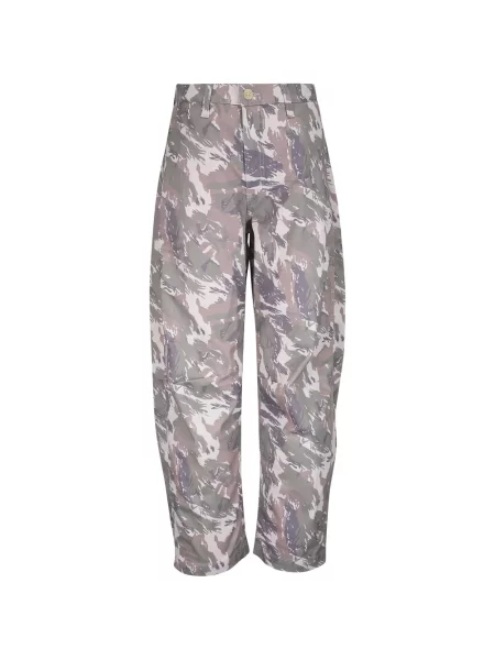 Jeansy Ag Jeans z nadrukiem w kamuflażu o krotszym kroju