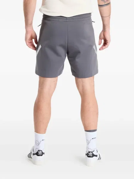 Běžecké pruhované prošívané tričko Adidas oranžové