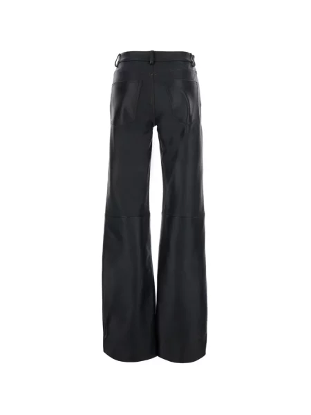 Pantaloni Grifoni din piele negru