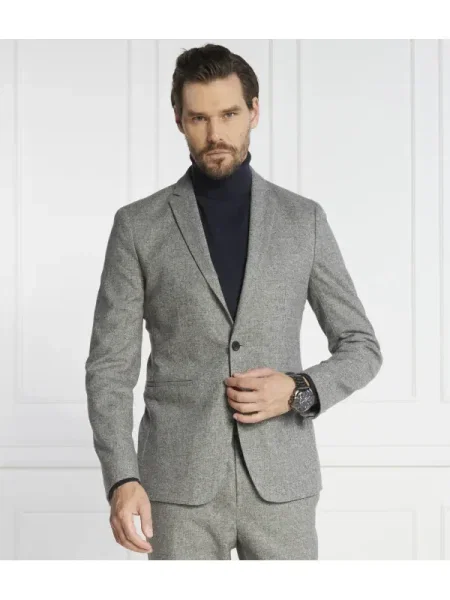 Calvin Klein De lână sacou gri