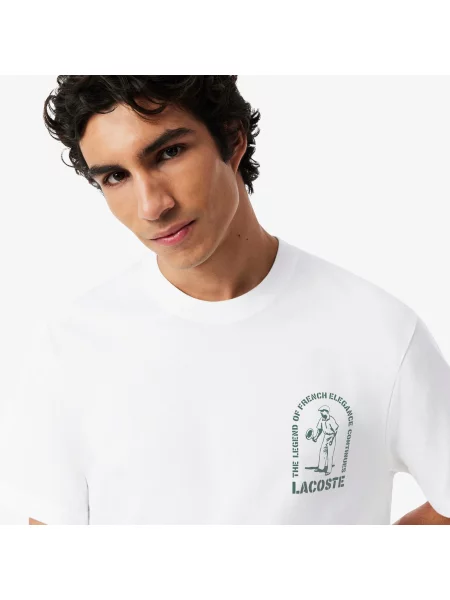 Lacoste футболка чоловіча біла