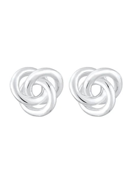 ELLI Uhani Knoten' srebrna