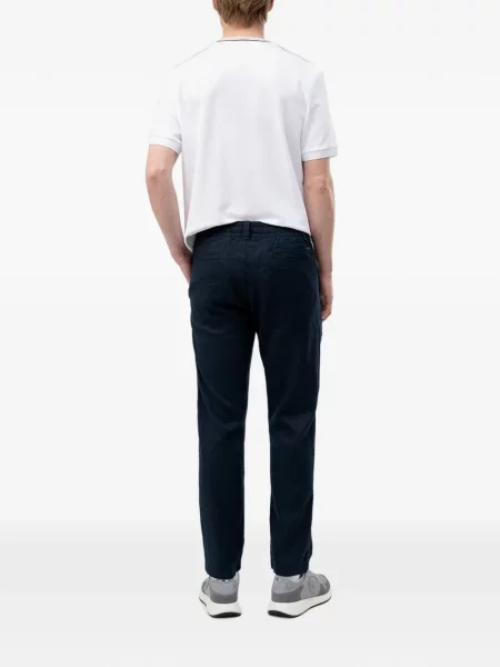 Pantaloni Boss cu autograf albastru