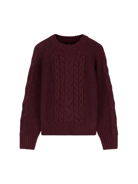 Sweter Marciano chunky czerwony