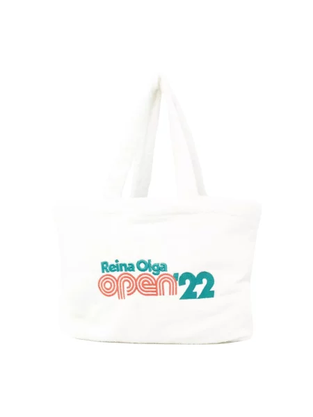 Torebka Reina Olga z logo biała