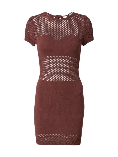 WEEKDAY Rochie tricotat maro