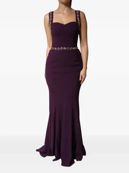 Rochie maxi Dolce & Gabbana violet
