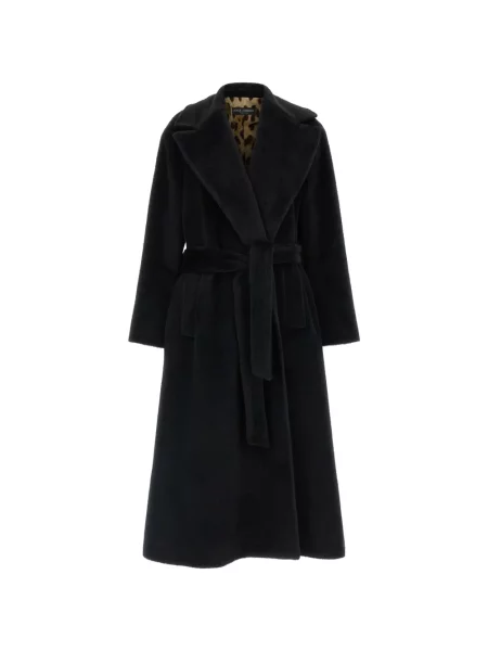 Palton Dolce & Gabbana cu legături cu rever negru