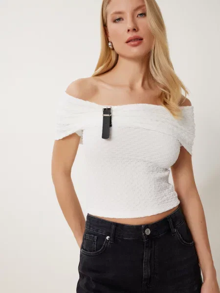 Happiness İstanbul Tricou alb