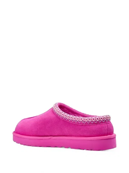 Papuci de casă Ugg din piele de căprioară roz